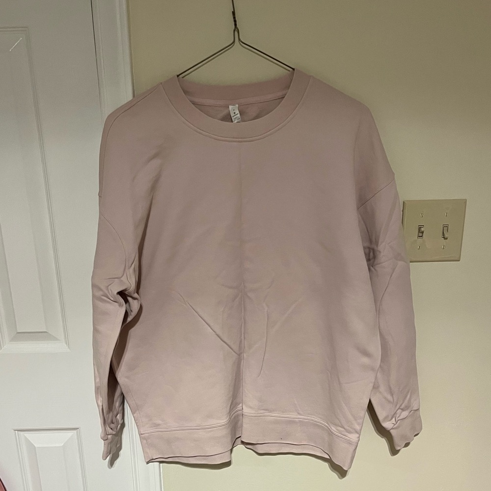 Lululemon athletica Light Pink Perfectly Oversized Crewneck Sweatshirt